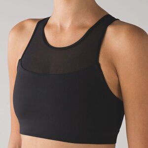 Lululemon Gear Up Sports Bra Black Sz 6